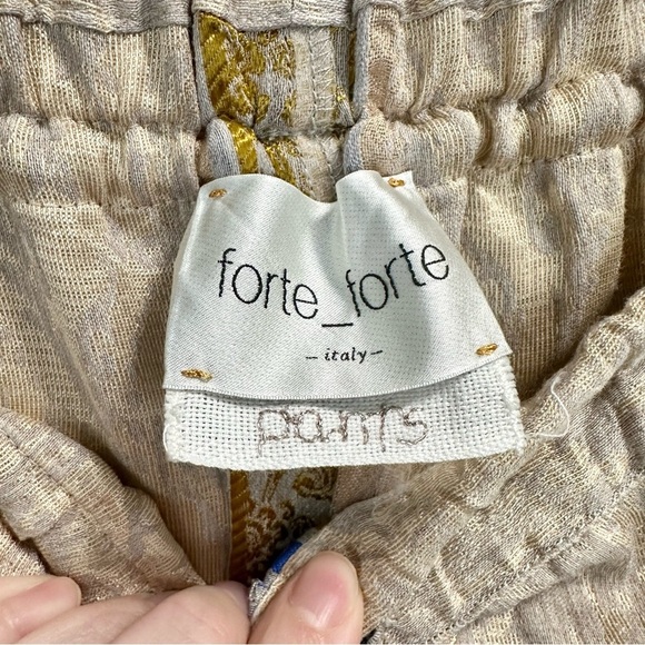 FORTE FORTE Saint Barth Jacquard Pull-On Jogger Pants - Picture 9 of 13